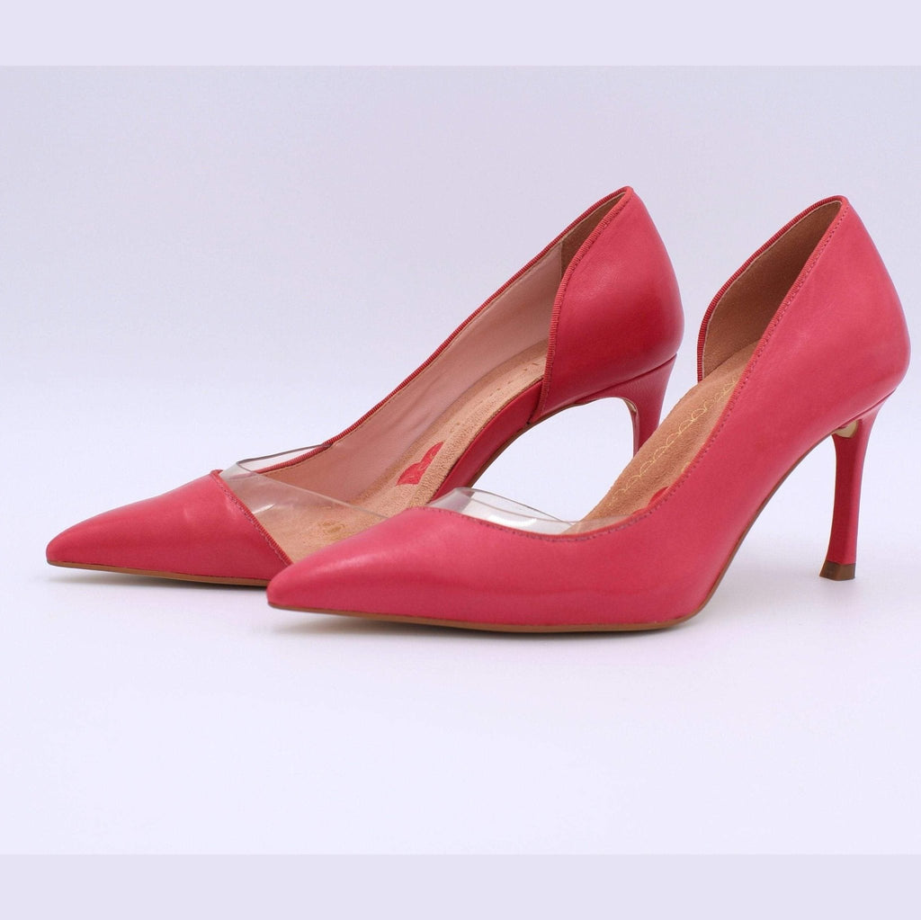 Stunner Pink Candy Pointed Toe PVC Leather Pump Pumps- HOPE ROSA 34